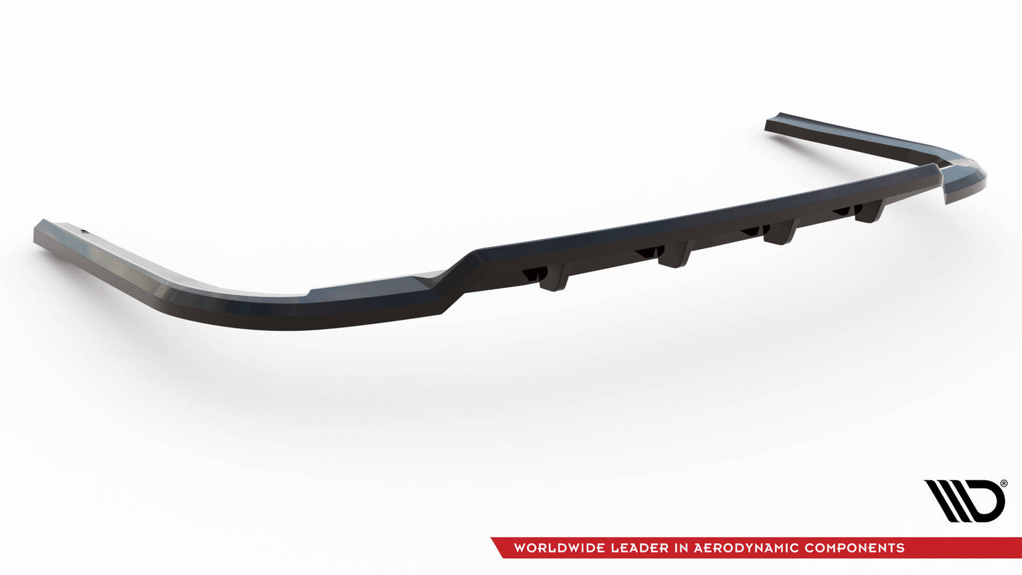 Mittlerer Cup Diffusor DTM Look Heck Ansatz für Citroen Jumpy L3 Mk3 schwarz Hochglanz