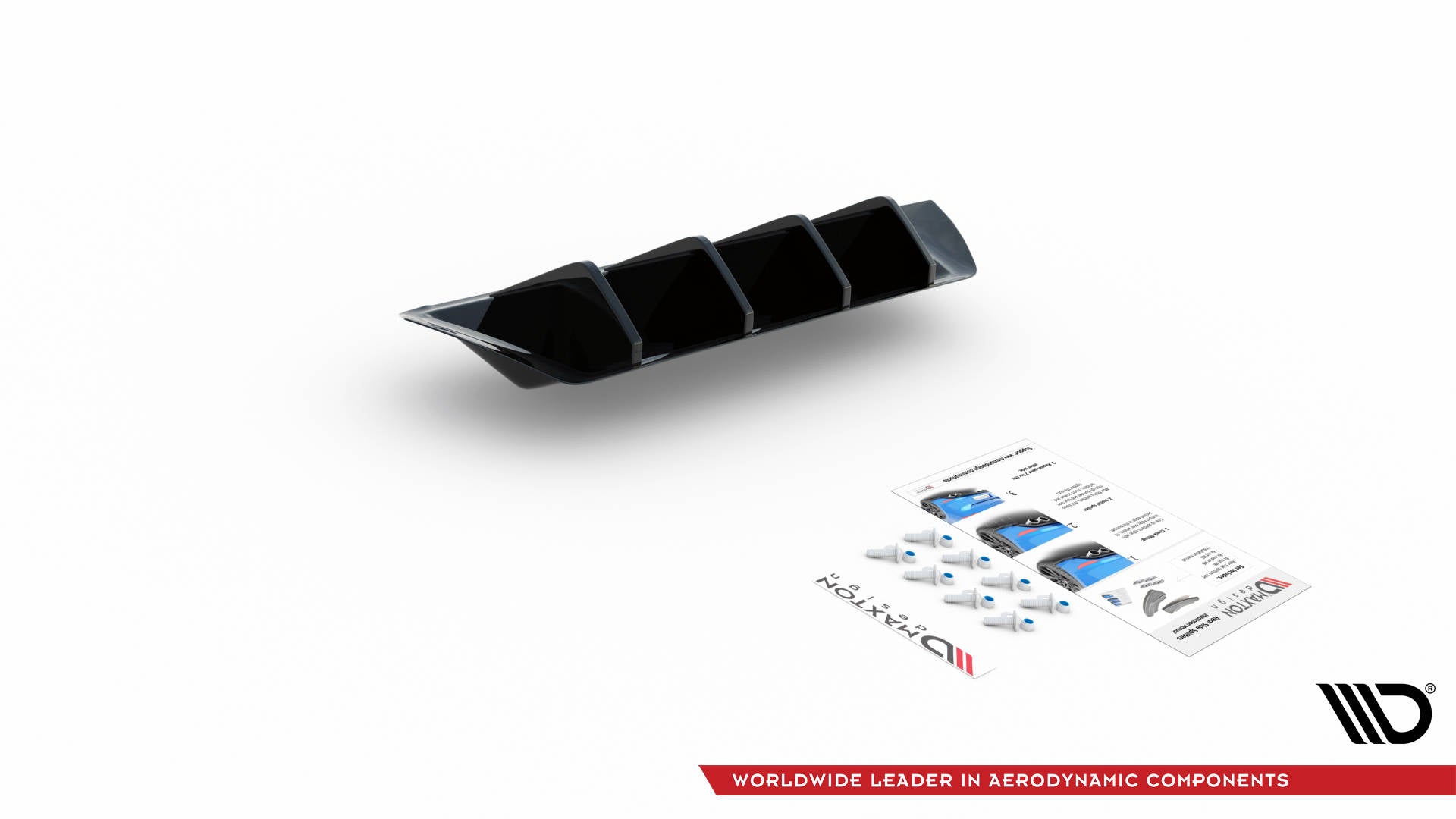 Diffusor Heck Ansatz für Seat Ibiza FR/ Standard Mk5 schwarz Hochglanz