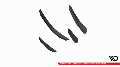 Stoßstangen Flaps Wings vorne Canards für Hyundai I30 N / I30 N-Line Hatchback/Fastback Mk3 Facelift