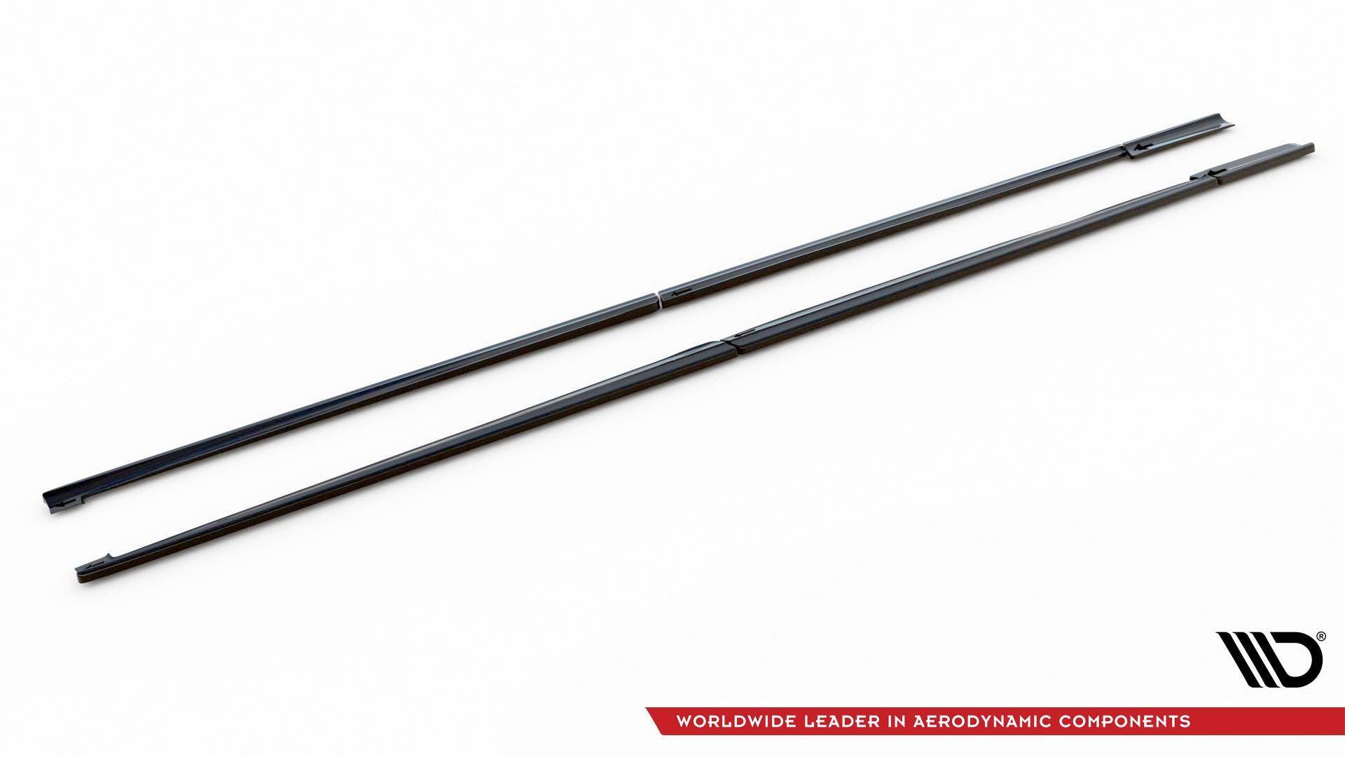 Seitenschweller Ansatz für V.1 für Mercedes-Benz V-Klasse Extra Long AMG-Line W447  schwarz Hochglanz