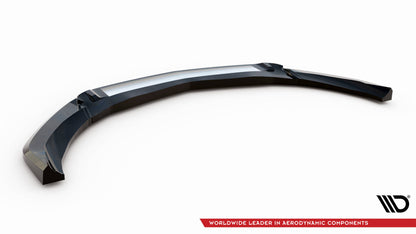 Front Ansatz V.4 für Mercedes-AMG CLA 45 Aero C117 Facelift schwarz Hochglanz
