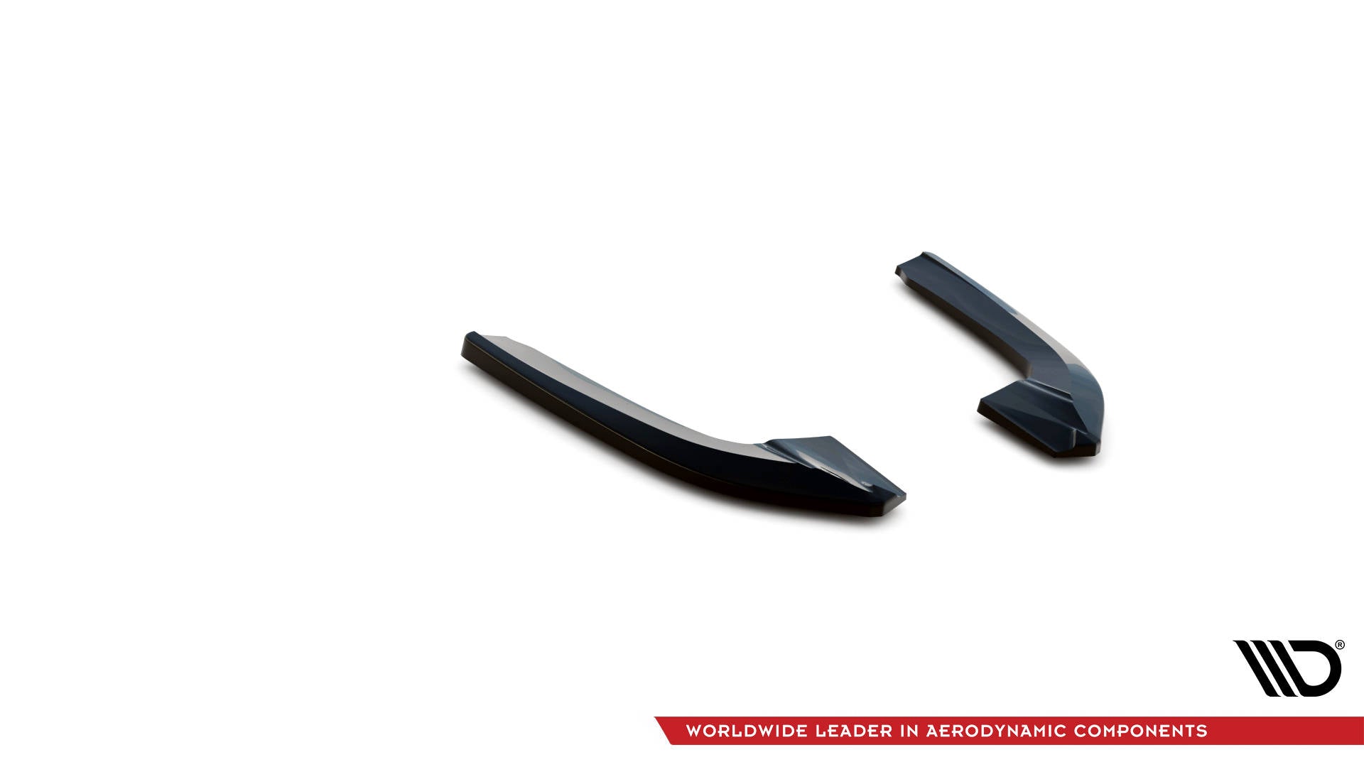 Heck Ansatz Flaps Diffusor für Audi RS3 Limousine 8Y schwarz Hochglanz