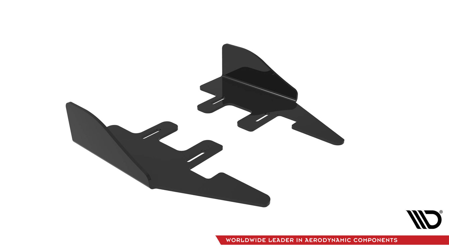 Seitenschweller Flaps für Ford Fiesta ST / ST-Line Mk8 schwarz Hochglanz