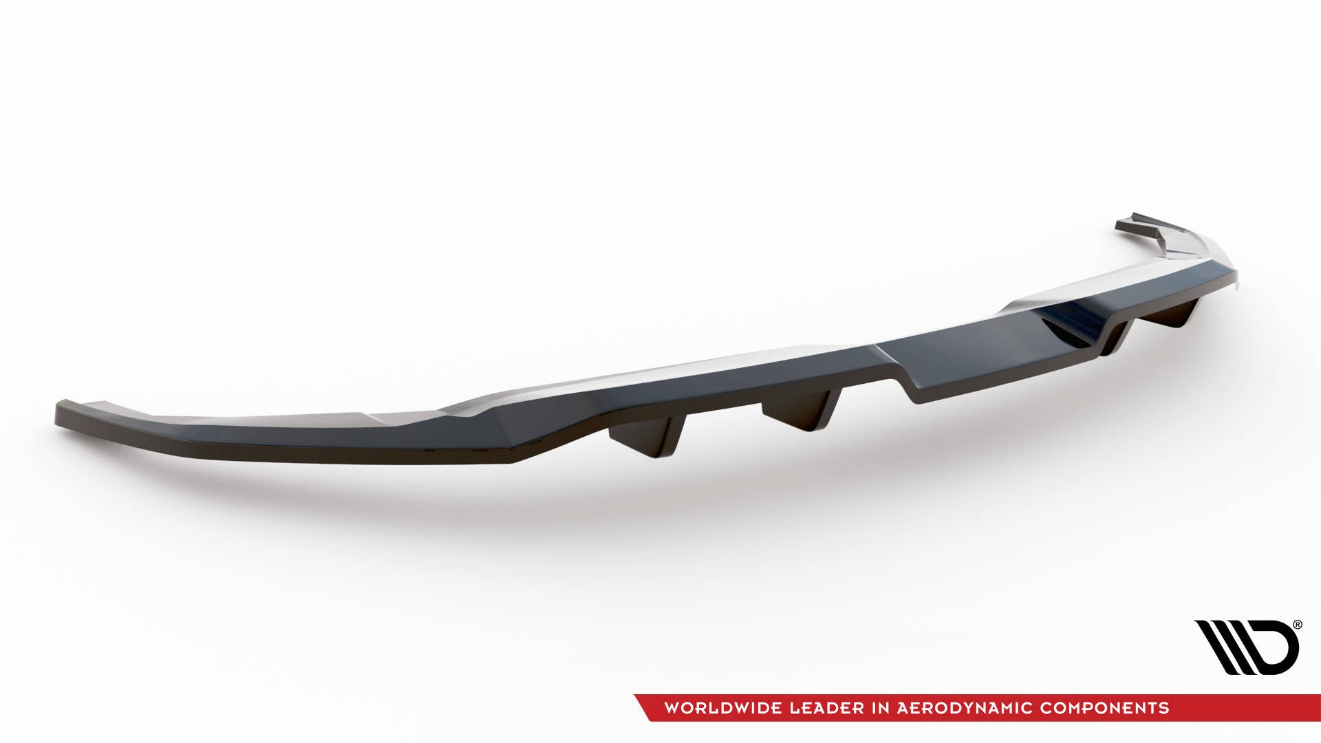 Mittlerer Cup Diffusor DTM Look Heck Ansatz für Kia EV6 GT-Line Mk1 schwarz Hochglanz