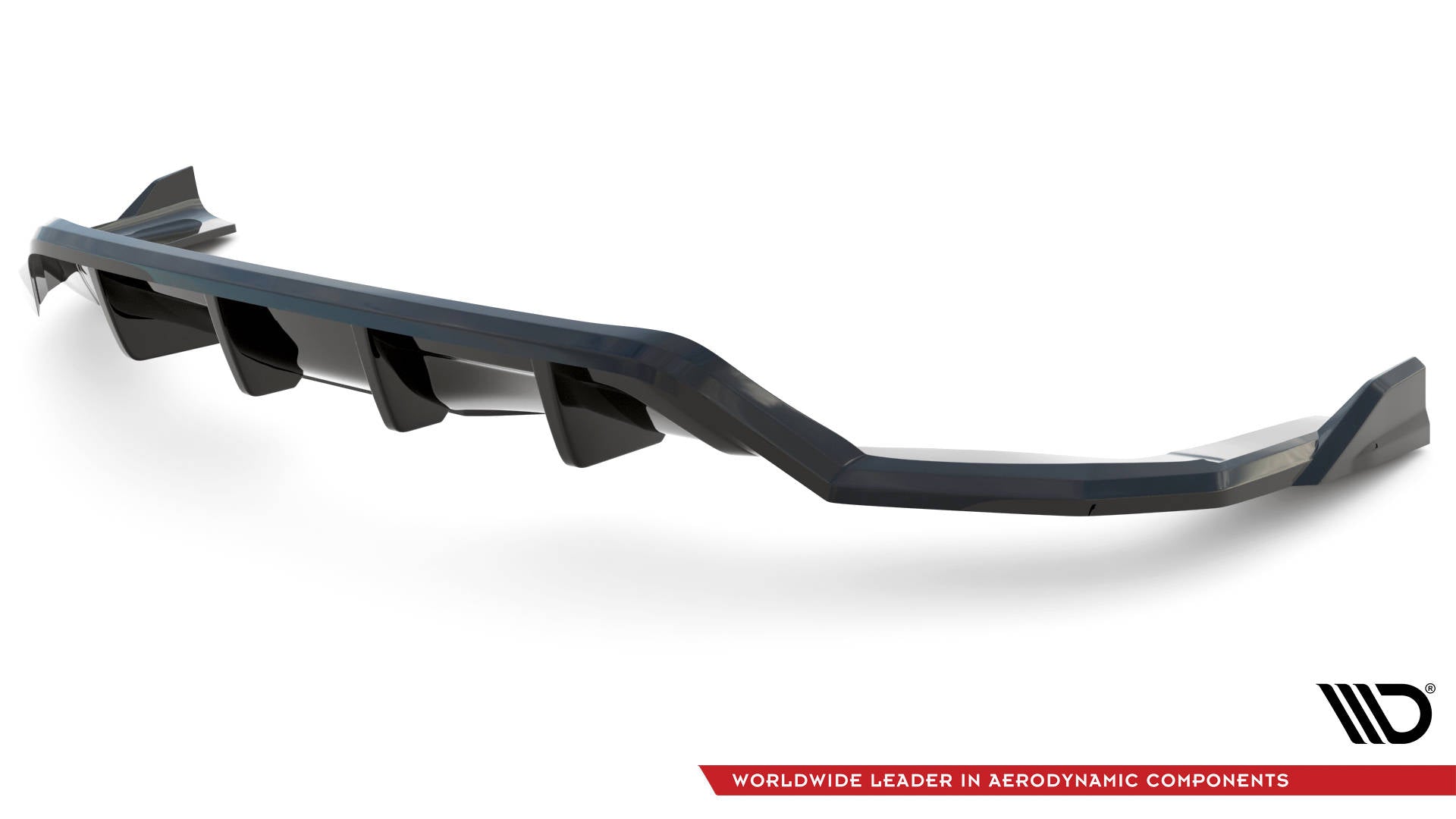 Mittlerer Cup Diffusor DTM Look Heck Ansatz für BMW X6 M-Paket F16 schwarz Hochglanz