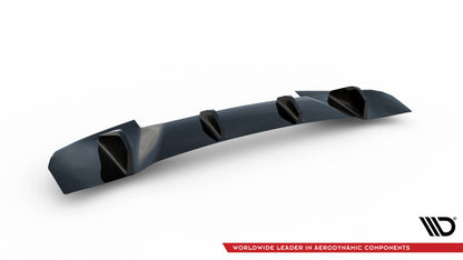 Diffusor Heck Ansatz für Mercedes-AMG GT / GT S C190 Facelift schwarz Hochglanz