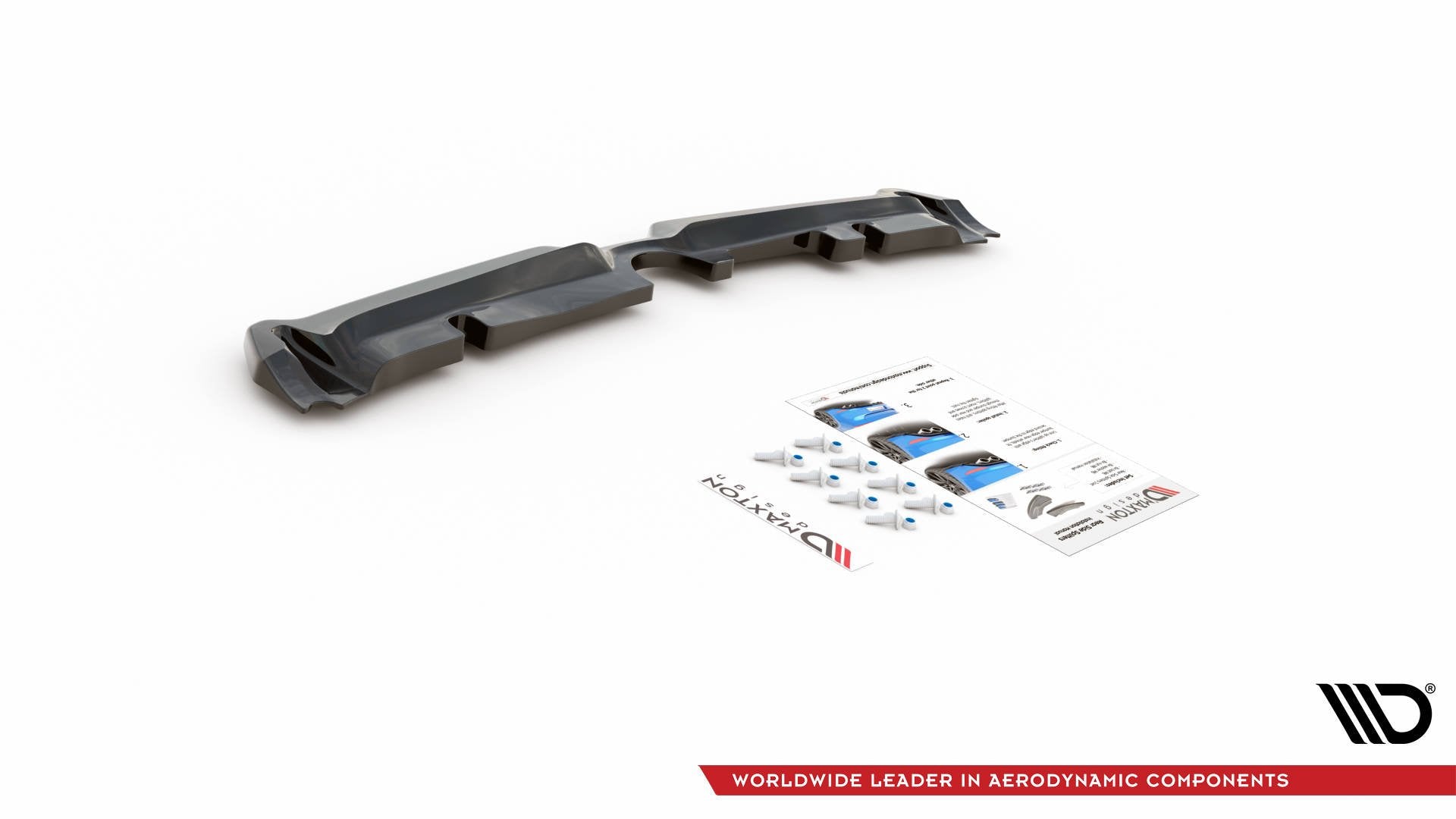 Heckansatz Mini Countryman Mk2 F60 JCW schwarz Hochglanz