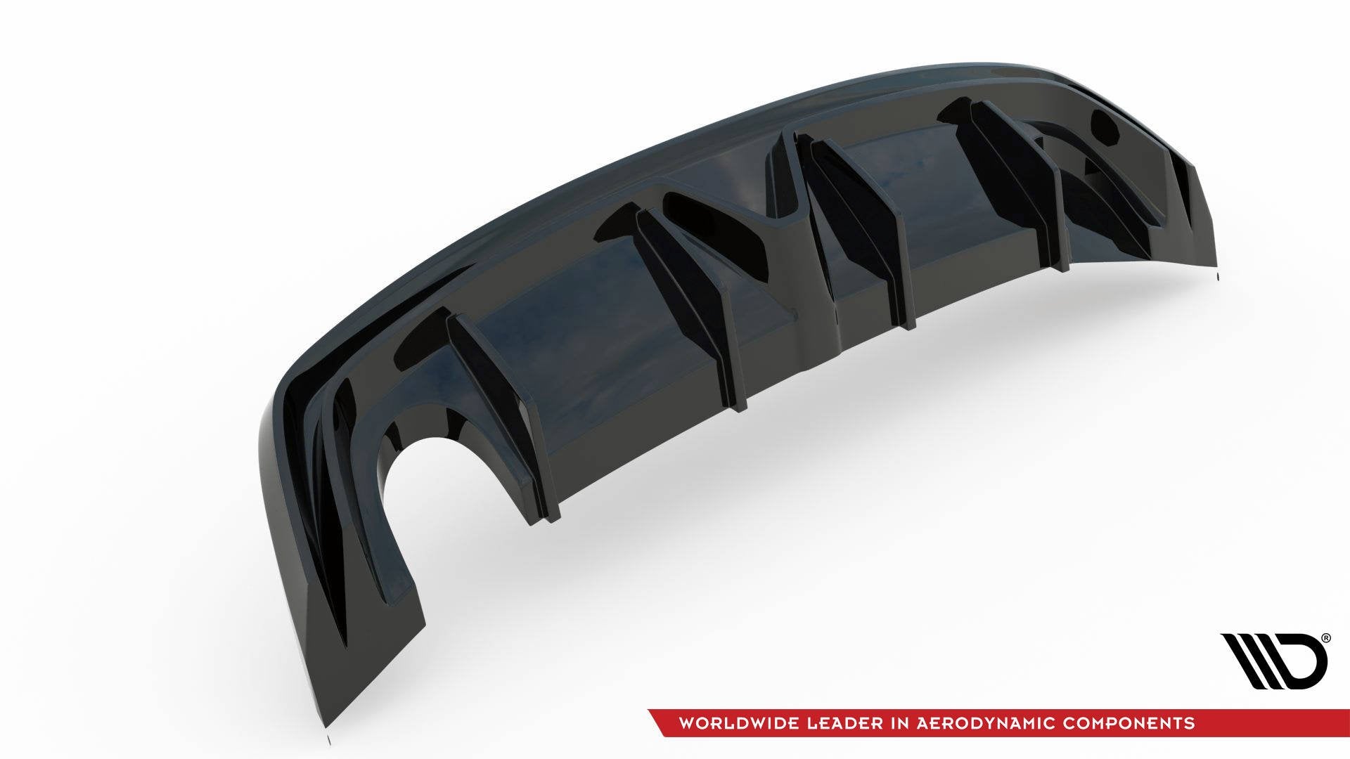 Diffusor Heck Ansatz für Alfa Romeo Giulietta (Einzelauspuff li.)