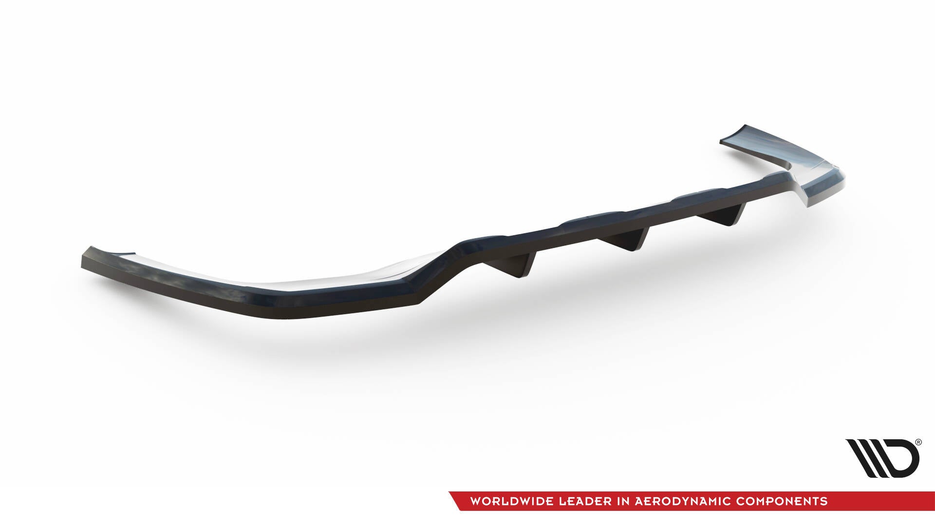 Mittlerer Cup Diffusor DTM Look Heck Ansatz für Mercedes-Benz GLC AMG-Line X254 schwarz Hochglanz