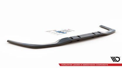 Mittlerer Cup Diffusor DTM Look Heck Ansatz für V.1 Mercedes A 35 AMG Limousine V177 schwarz Hochglanz