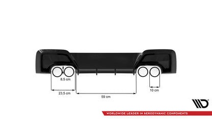 Diffusor Heck Ansatz V.2 für BMW M135i F20