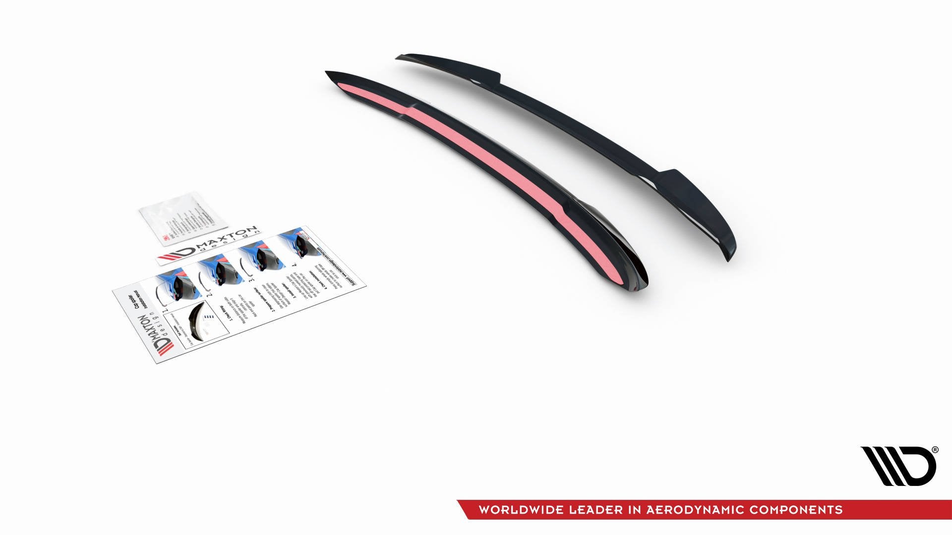 Spoiler CAP V.2 für Audi S4 / A4 S-Line Avant B9  schwarz Hochglanz