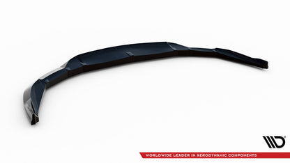 Front Ansatz für Porsche Taycan Cross Turismo 4S schwarz Hochglanz