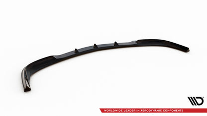 Front Ansatz V.1 für MERCEDES CLK W 209 FÜR STANDARD STOßSTANGE schwarz Hochglanz