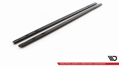 Seitenschweller Ansatz für V.1 für VW Golf GTI / GTE / GTI Clubsport / GTD / R-Line Mk8 schwarz Hochglanz