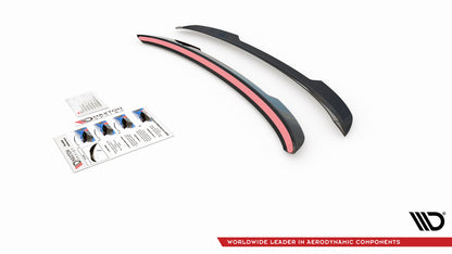 Spoiler CAP für Renault Clio Mk5 schwarz Hochglanz