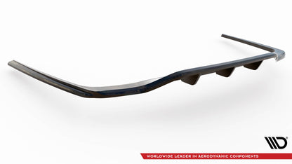Mittlerer Cup Diffusor DTM Look Heck Ansatz für Mercedes-Benz S AMG-Line W223 schwarz Hochglanz