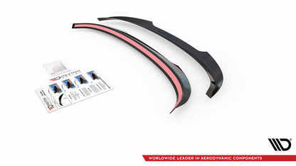 Spoiler CAP für Audi A3 Sportback 8V schwarz Hochglanz