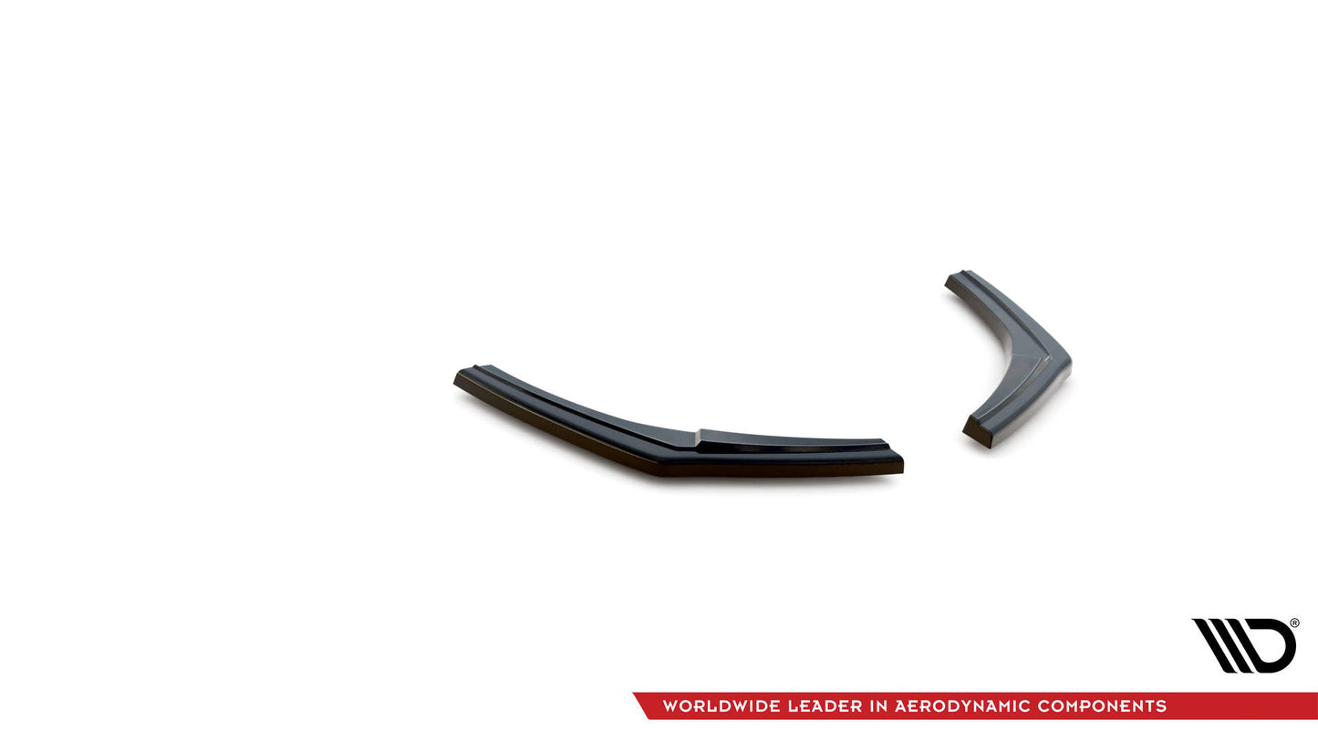 Heck Ansatz Flaps Diffusor für BMW 1er F20/F21 M-Power Facelift Carbon Look