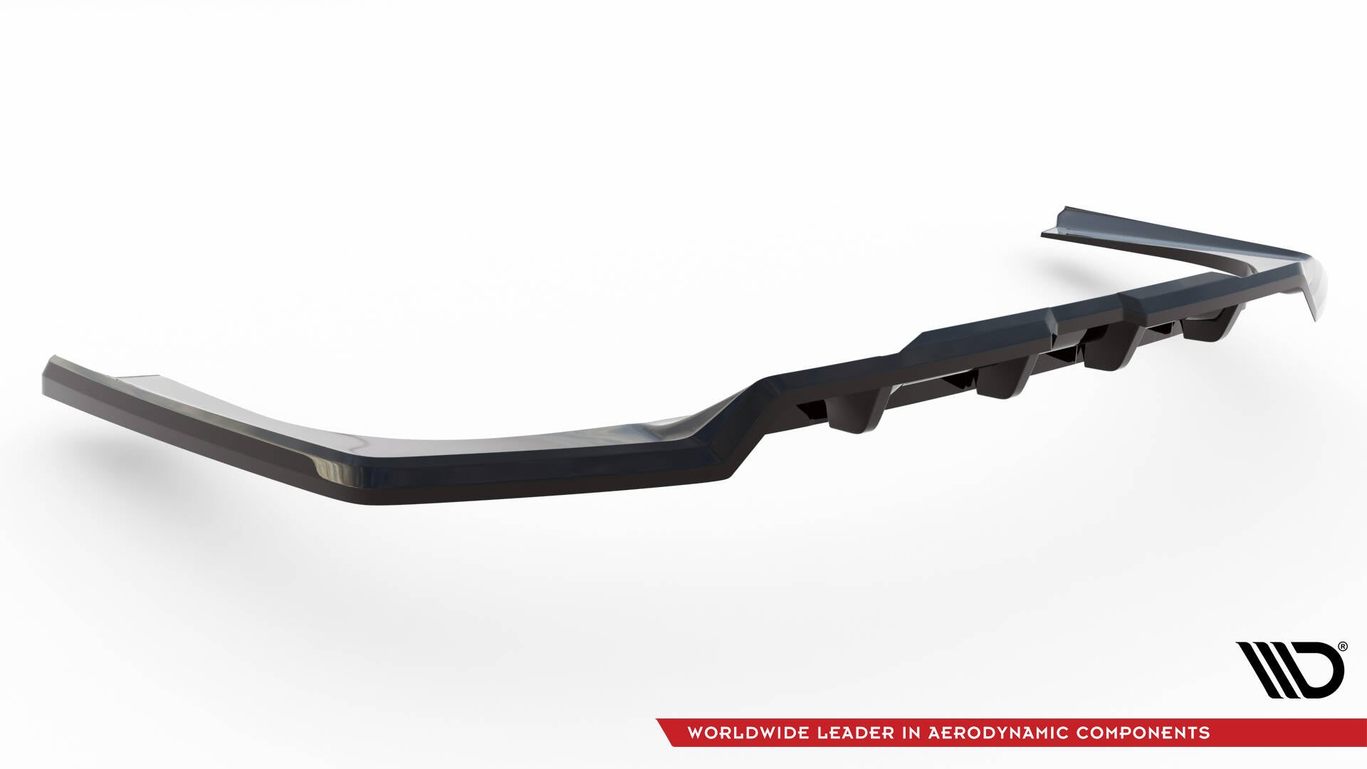 Mittlerer Cup Diffusor DTM Look Heck Ansatz für BMW 7 M-Paket G70 schwarz Hochglanz
