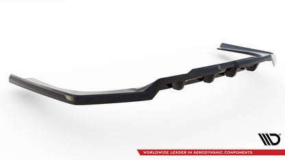 Mittlerer Cup Diffusor DTM Look Heck Ansatz für BMW 7 M-Paket G70 schwarz Hochglanz