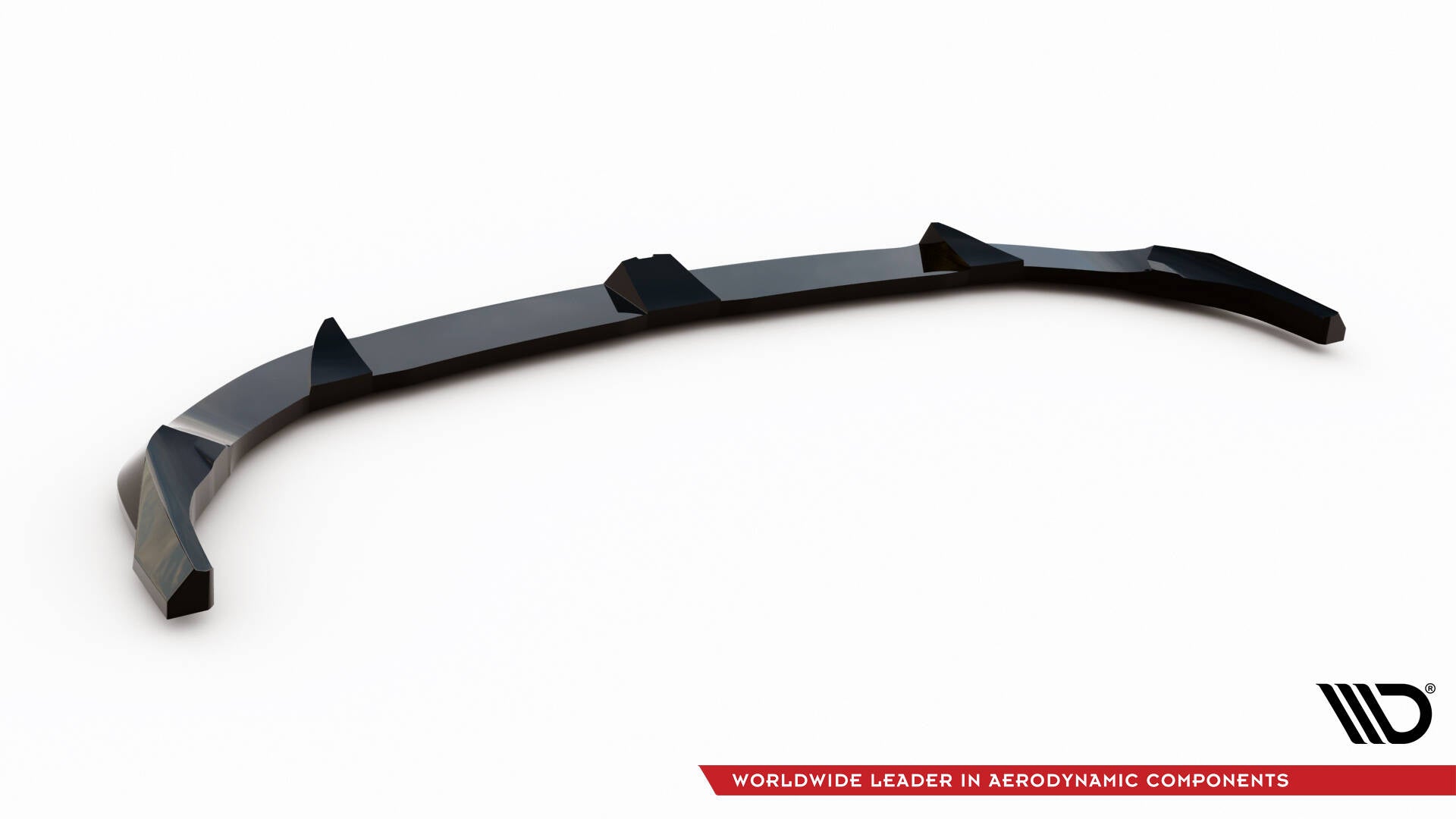 Front Ansatz V.3 für BMW 1er M-Paket F70 schwarz Hochglanz
