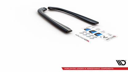 Heck Ansatz Flaps Diffusor für BMW M5  / 5 M-Paket E39 schwarz Hochglanz