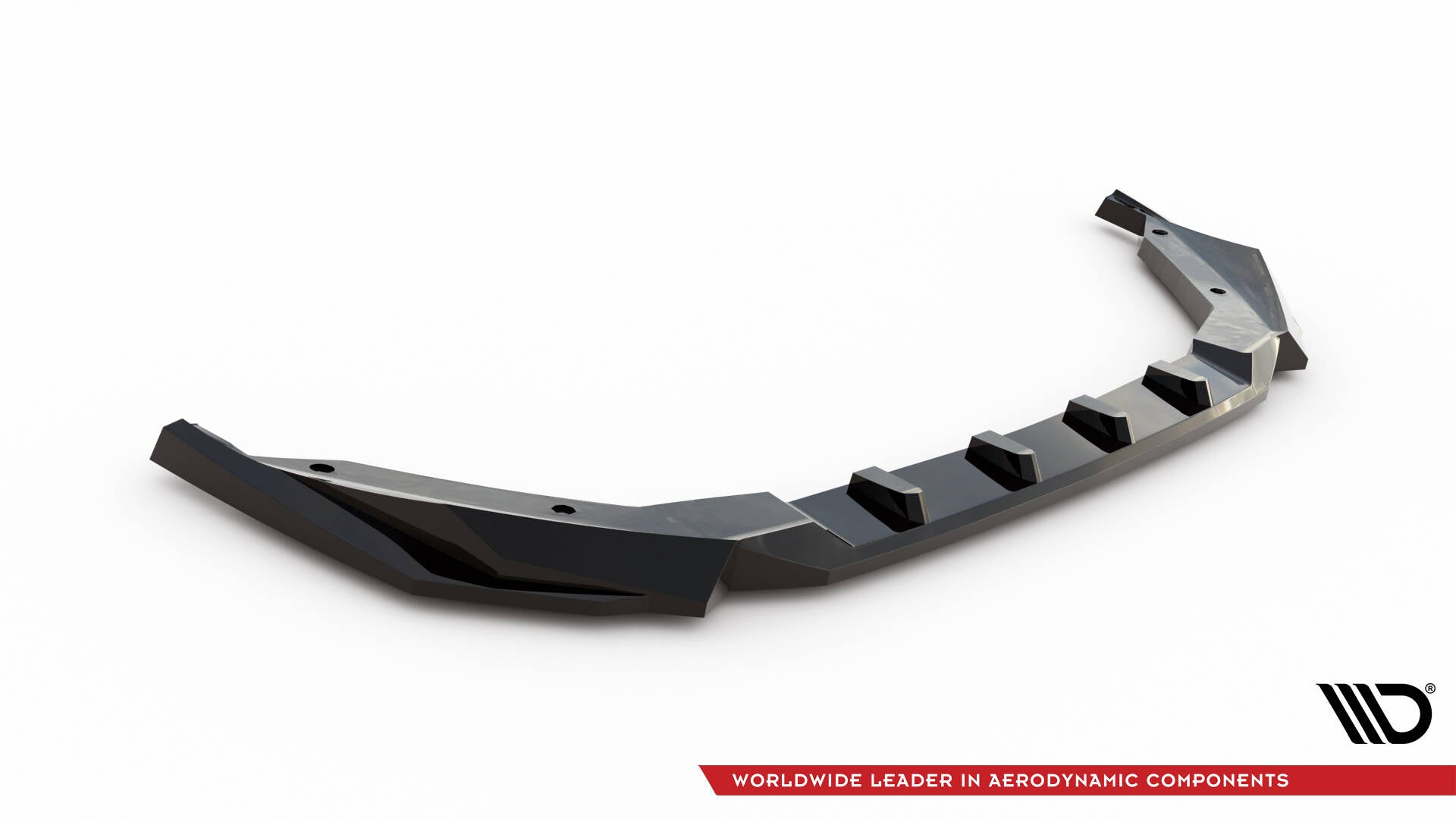 Front Ansatz für Peugeot 408 Mk1 schwarz Hochglanz