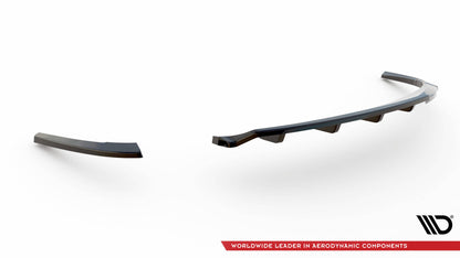 Mittlerer Cup Diffusor DTM Look Heck Ansatz für Audi A5 Coupe 8T Facelift schwarz Hochglanz