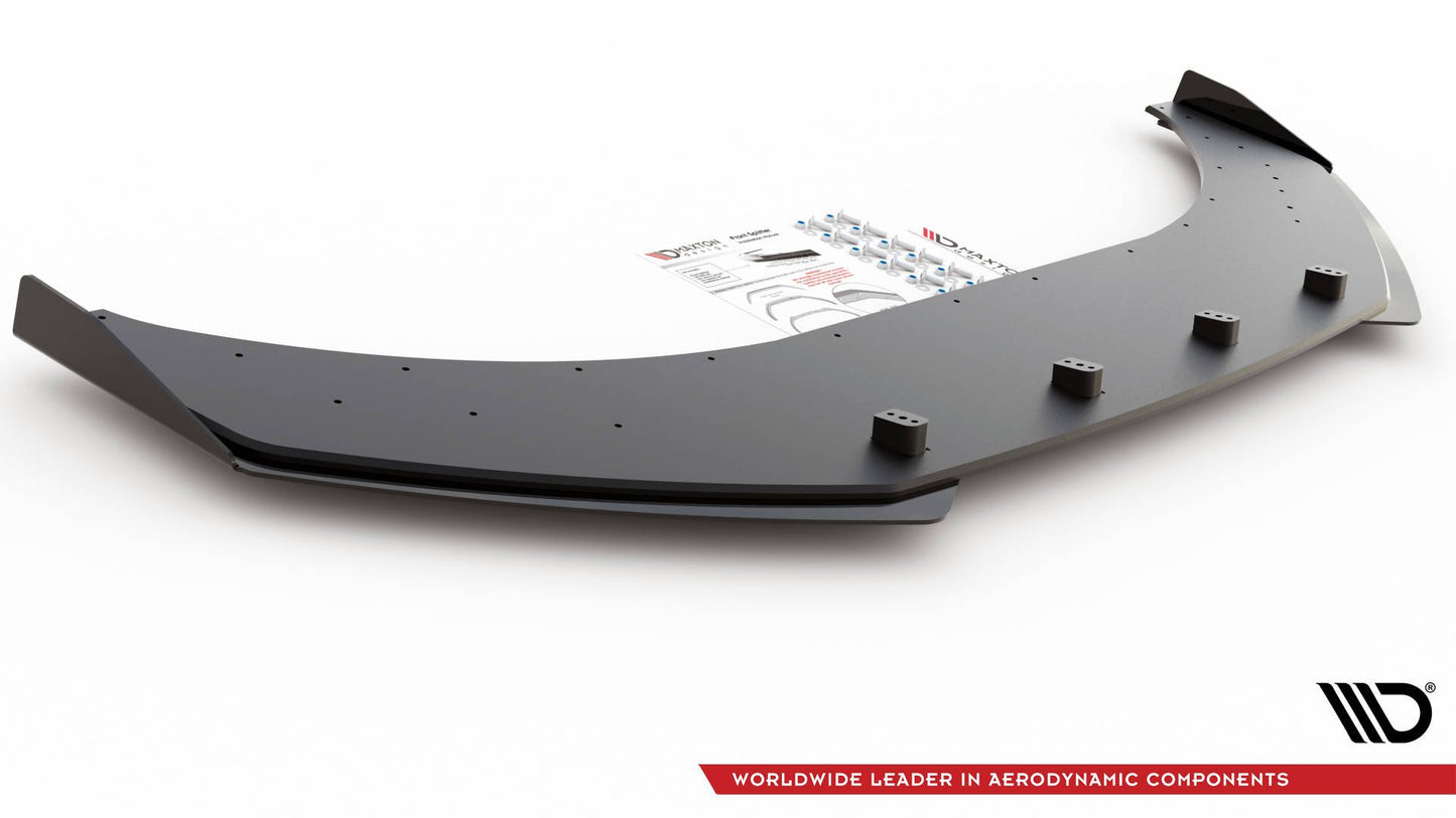 Street Pro Front Ansatz für +Flaps für Volkswagen Arteon R-Line schwarz Hochglanz