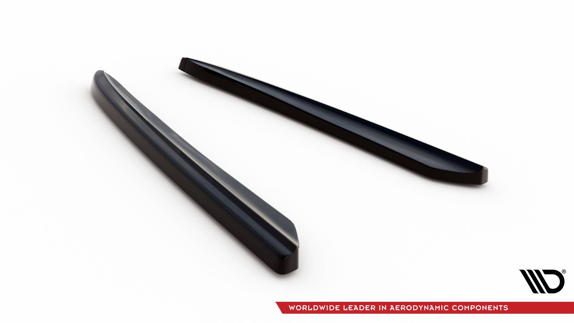 Heck Ansatz Flaps Diffusor für Mercedes-Benz CLS C219 schwarz Hochglanz
