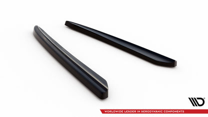 Heck Ansatz Flaps Diffusor für Mercedes-Benz CLS C219 schwarz Hochglanz