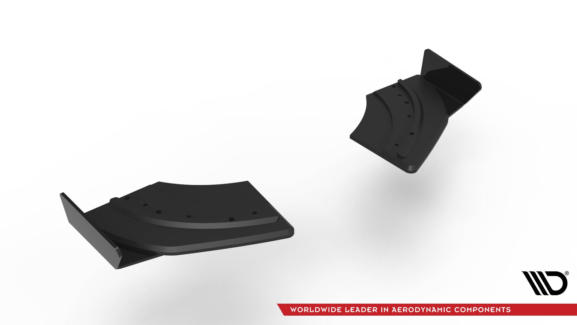 Street Pro Heck Ansatz Flaps Diffusor + Flaps für VW Scirocco R Mk3 schwarz Hochglanz