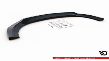 Front Ansatz V.4 für Mercedes-Benz V-Klasse AMG-Line W447  schwarz Hochglanz