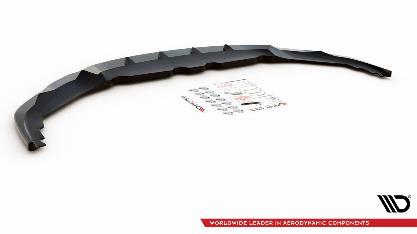 Front Ansatz V.4 für BMW 8 Coupe M-Paket G15 / 8 Gran Coupe M-Paket G16 schwarz Hochglanz