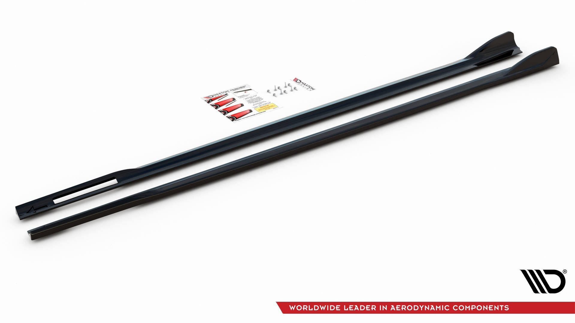 Seitenschweller Ansatz V.2 für BMW 4er M-Paket / M440i G22 / G23 / G22 Facelift / G23 Facelift schwarz Hochglanz