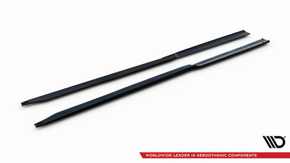 Seitenschweller Ansatz für BMW M2 M-Performance G87 schwarz Hochglanz