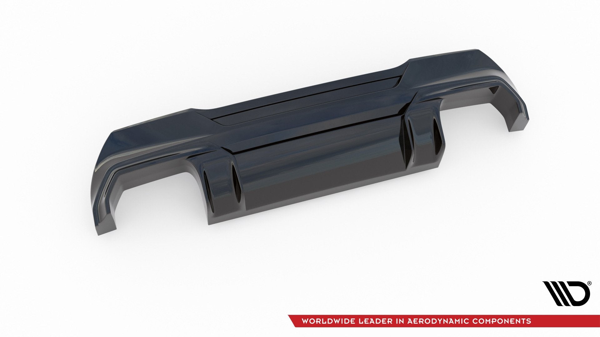 Diffusor Heck Ansatz V.2 für BMW 1er F40 M-Paket/ M135i schwarz Hochglanz