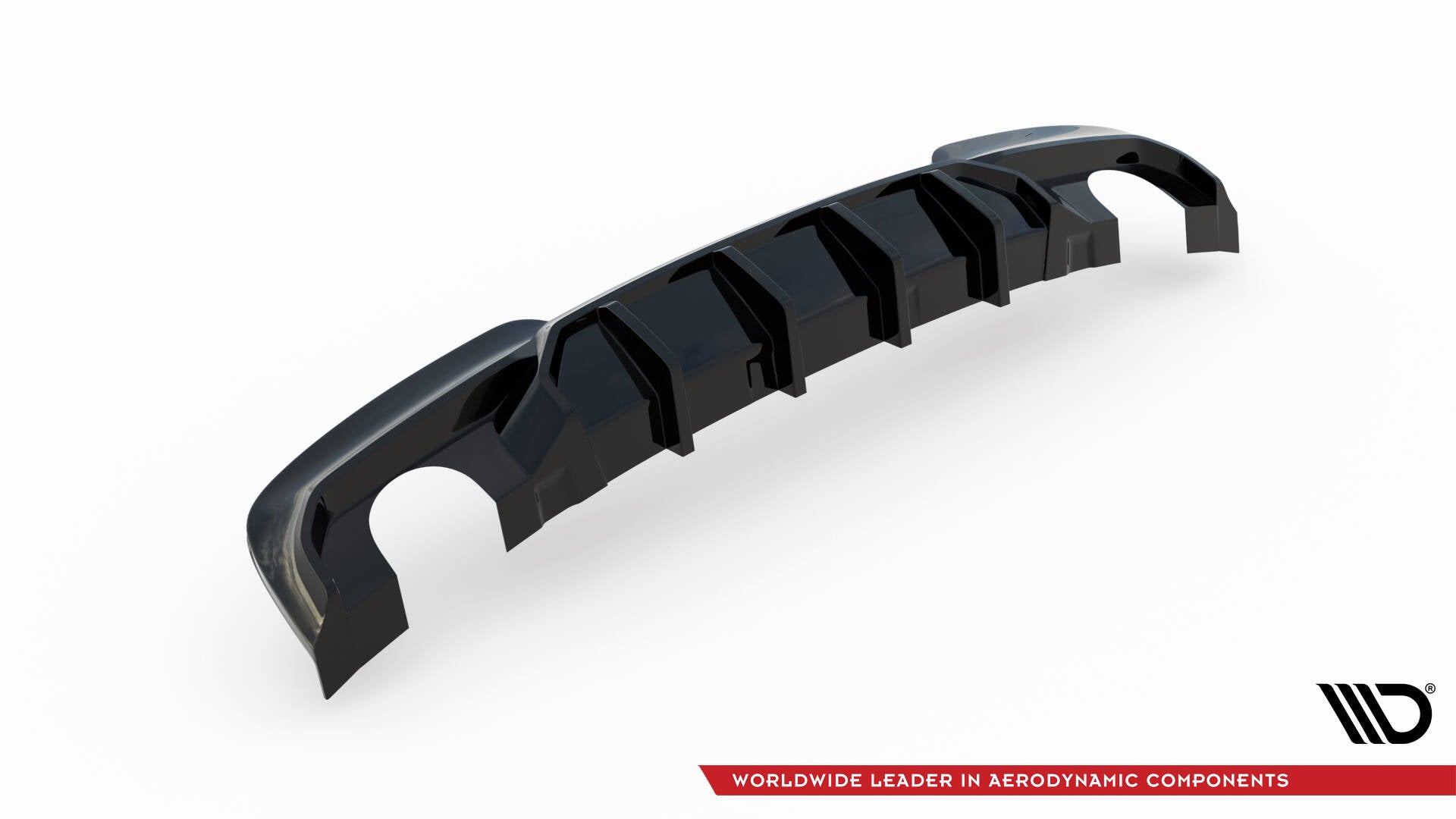 Diffusor Heck Ansatz V.2 für BMW 5er M-Paket F10 / F11 (Einzelauspuff li. re.)