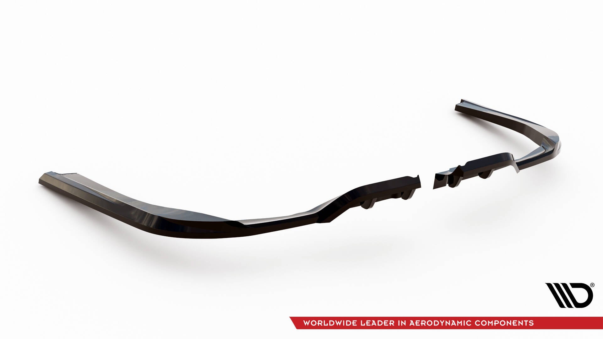 Mittlerer Cup Diffusor DTM Look Heck Ansatz für BMW M760e G70 schwarz Hochglanz