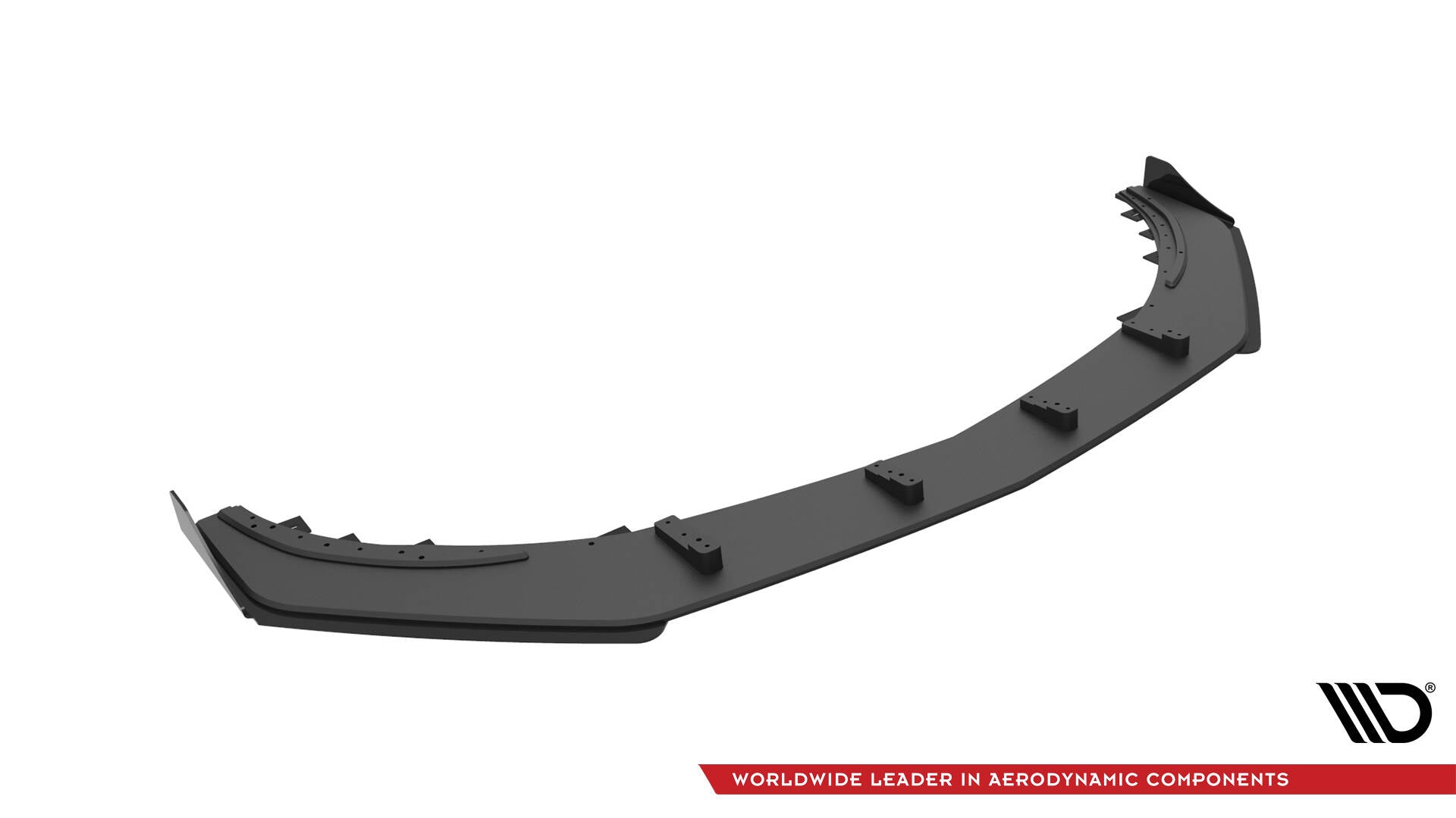 Street Pro Front Ansatz + Flaps für Mercedes-Benz A 45 AMG Aero W176 Facelift schwarz Hochglanz