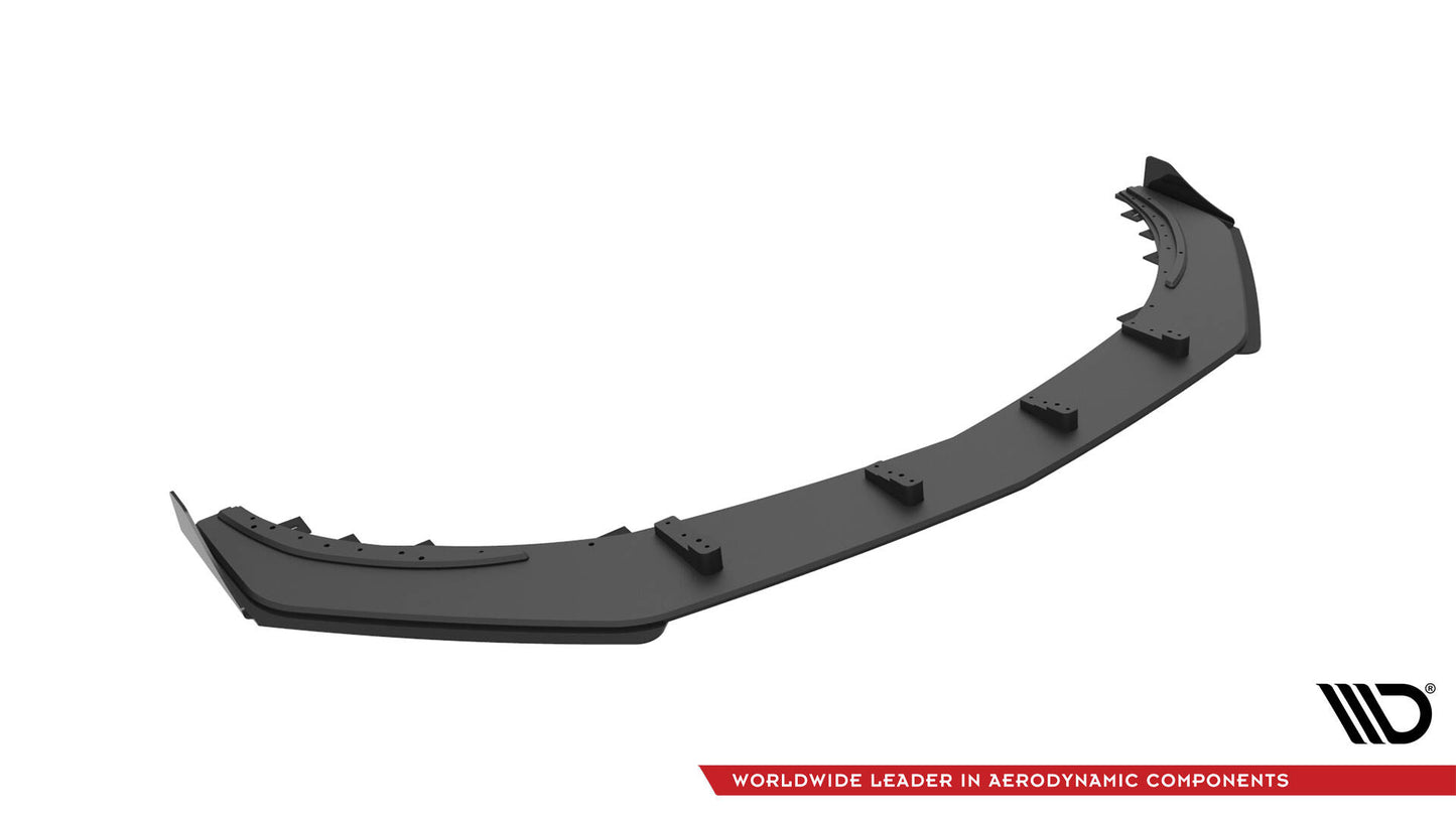 Street Pro Front Ansatz für +Flaps für + Flaps Mercedes-Benz A 45 AMG Aero W176 Facelift schwarz Hochglanz