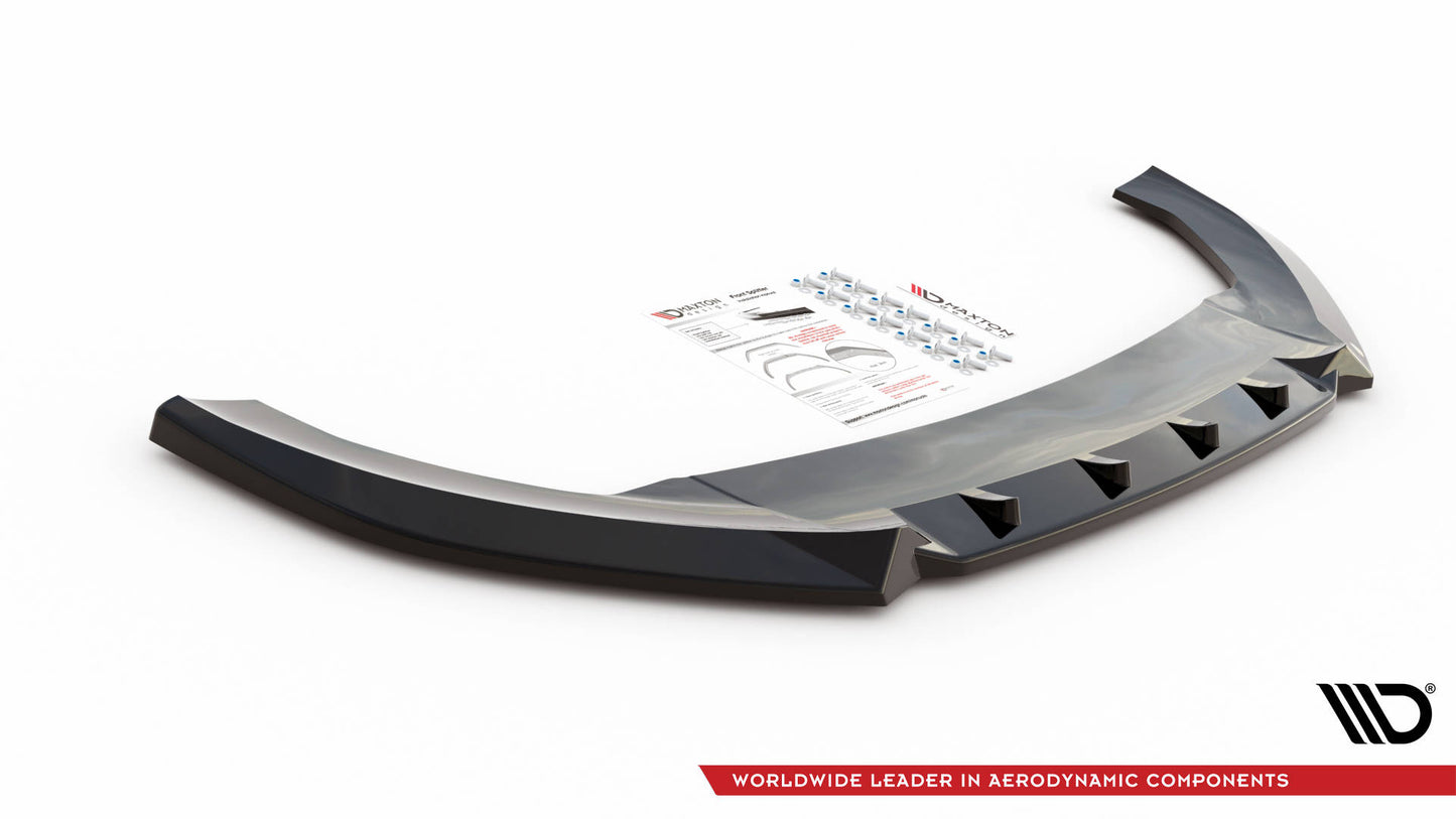 Front Ansatz V.1 für Cupra Leon Mk1 schwarz Hochglanz