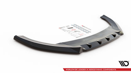 Front Ansatz V.1 für Cupra Leon Mk1 schwarz Hochglanz