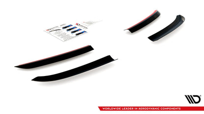 Spoiler CAP für Porsche Panamera Turbo 970 Facelift schwarz Hochglanz
