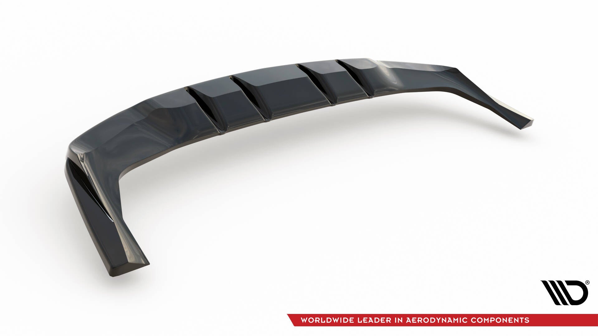 Mittlerer Cup Diffusor DTM Look Heck Ansatz für Mercedes-Benz GLE Coupe AMG-Line C167 / C167 Facelift schwarz Hochglanz