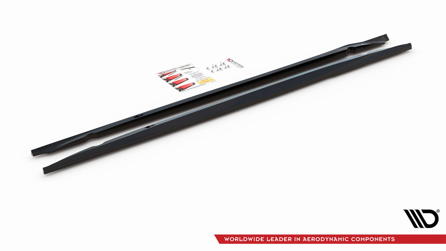 Seitenschweller Ansatz für Seat Exeo Carbon Look