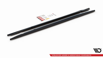Seitenschweller Ansatz für Seat Exeo Carbon Look