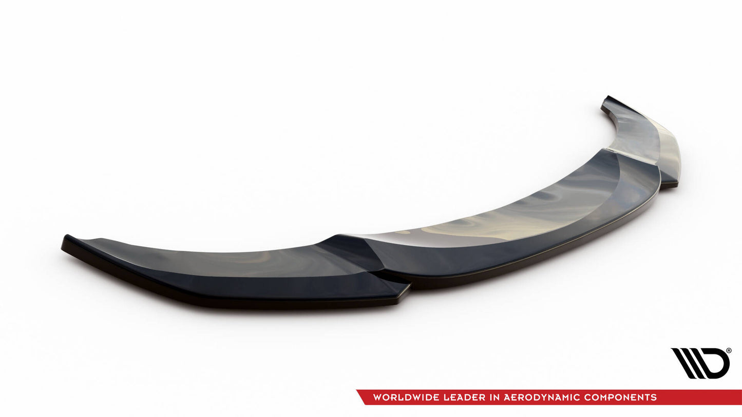 Front Ansatz V.4 für BMW 5er F10/F11 M-Paket schwarz Hochglanz