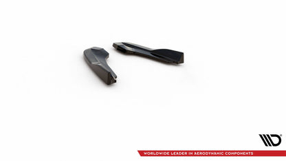 Heck Ansatz Flaps Diffusor V.2 für Ford Focus Hatchback ST Mk4  schwarz Hochglanz
